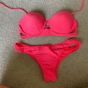 Sexy hot pink bikini